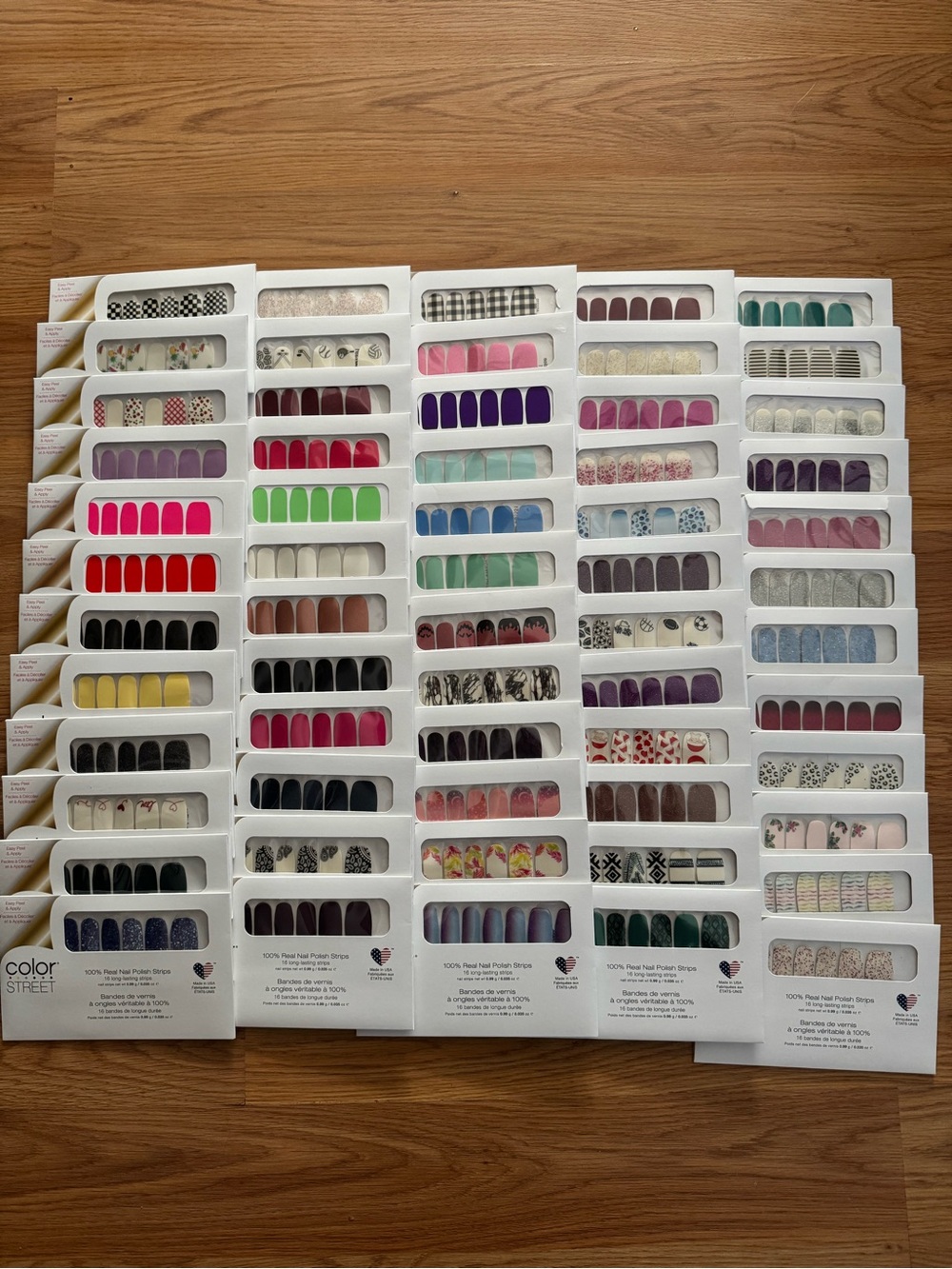 Color Street Multicolor Nail Wrap Collection - bundle of 120 sets